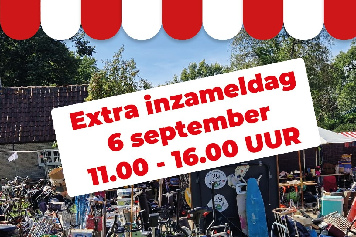 Extra inzameldag Vlooienmarkt