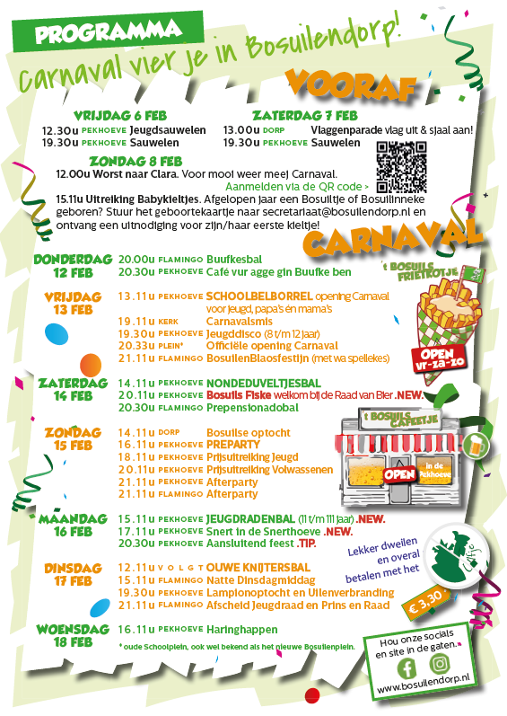 Programma Carnaval 2026