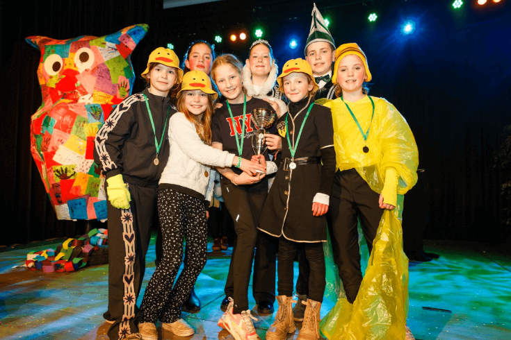 Prijsuitreiking kinderoptocht