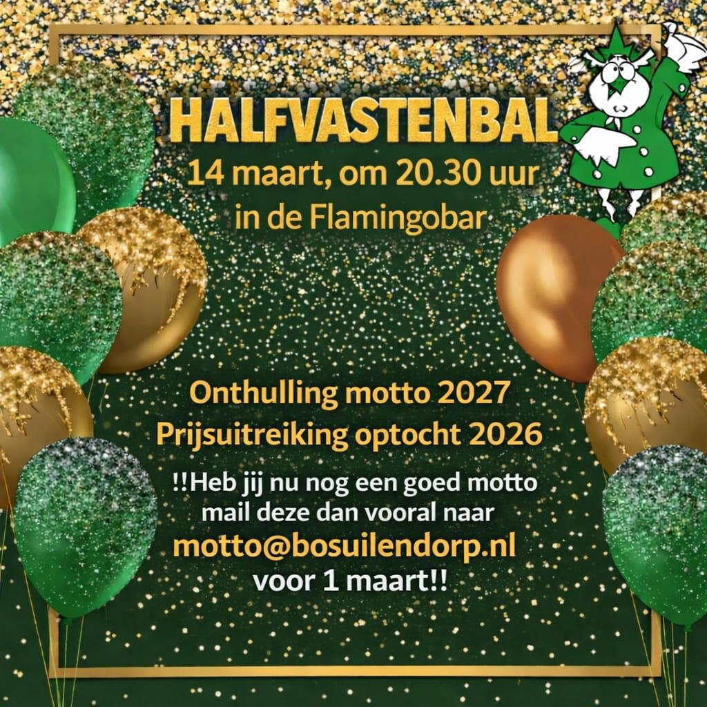 Aankondiging Halfvasten