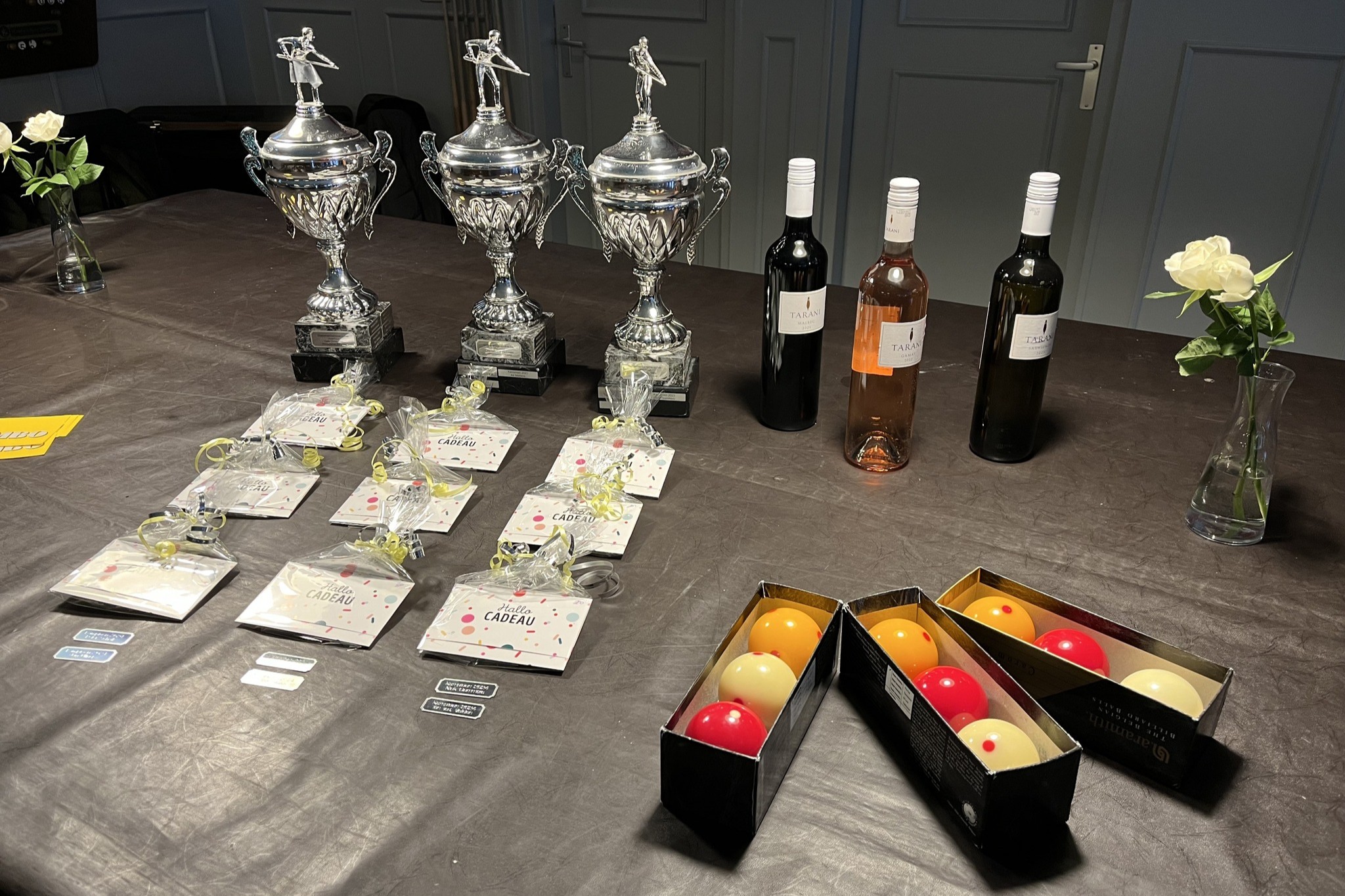 Prijzentafel Driebanden