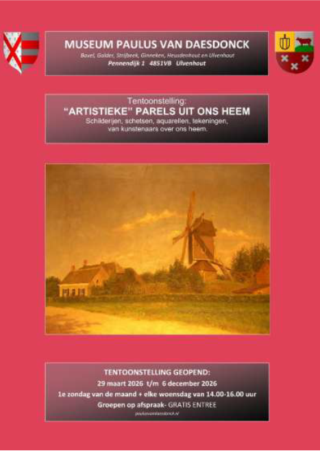 Uitnodiging tentoonstelling Paulus