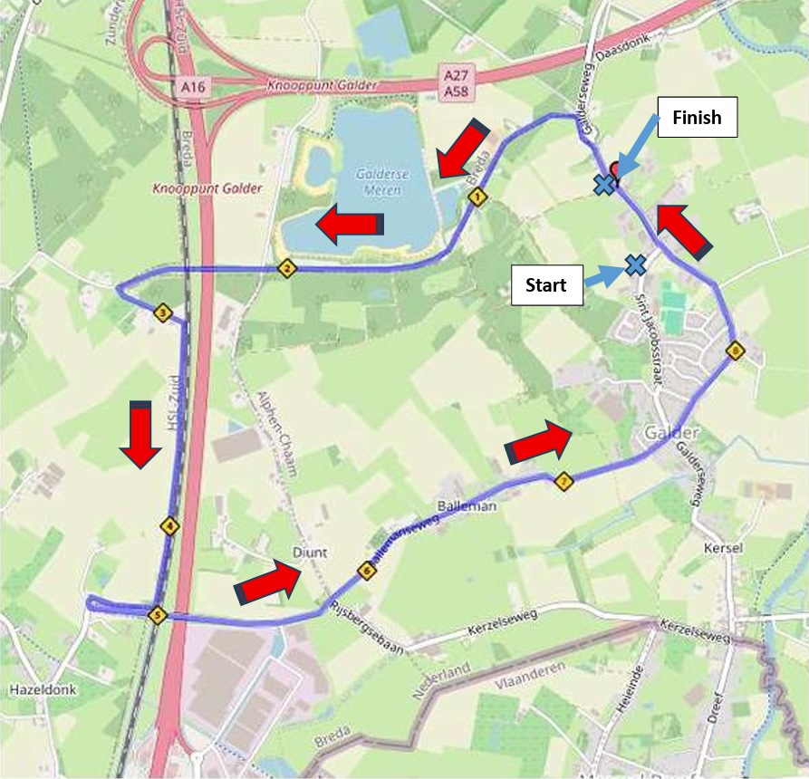 Parcours Omloop