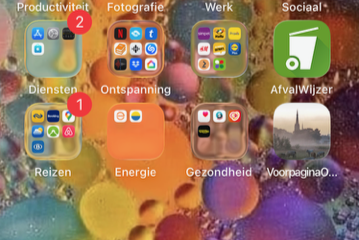 OU op startscherm