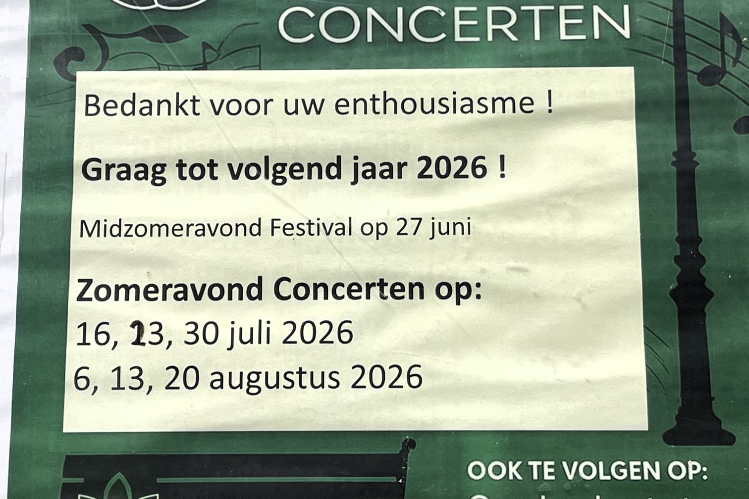 Zomeravondconcerten