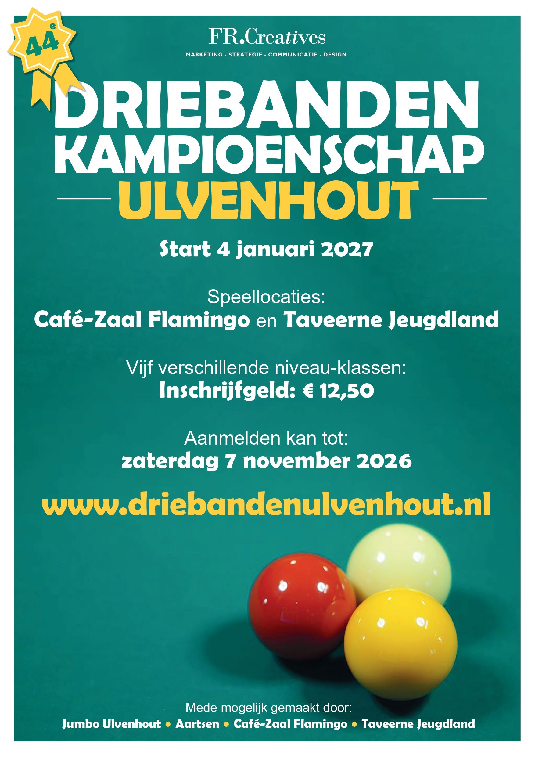 Poster Driebanden 2027