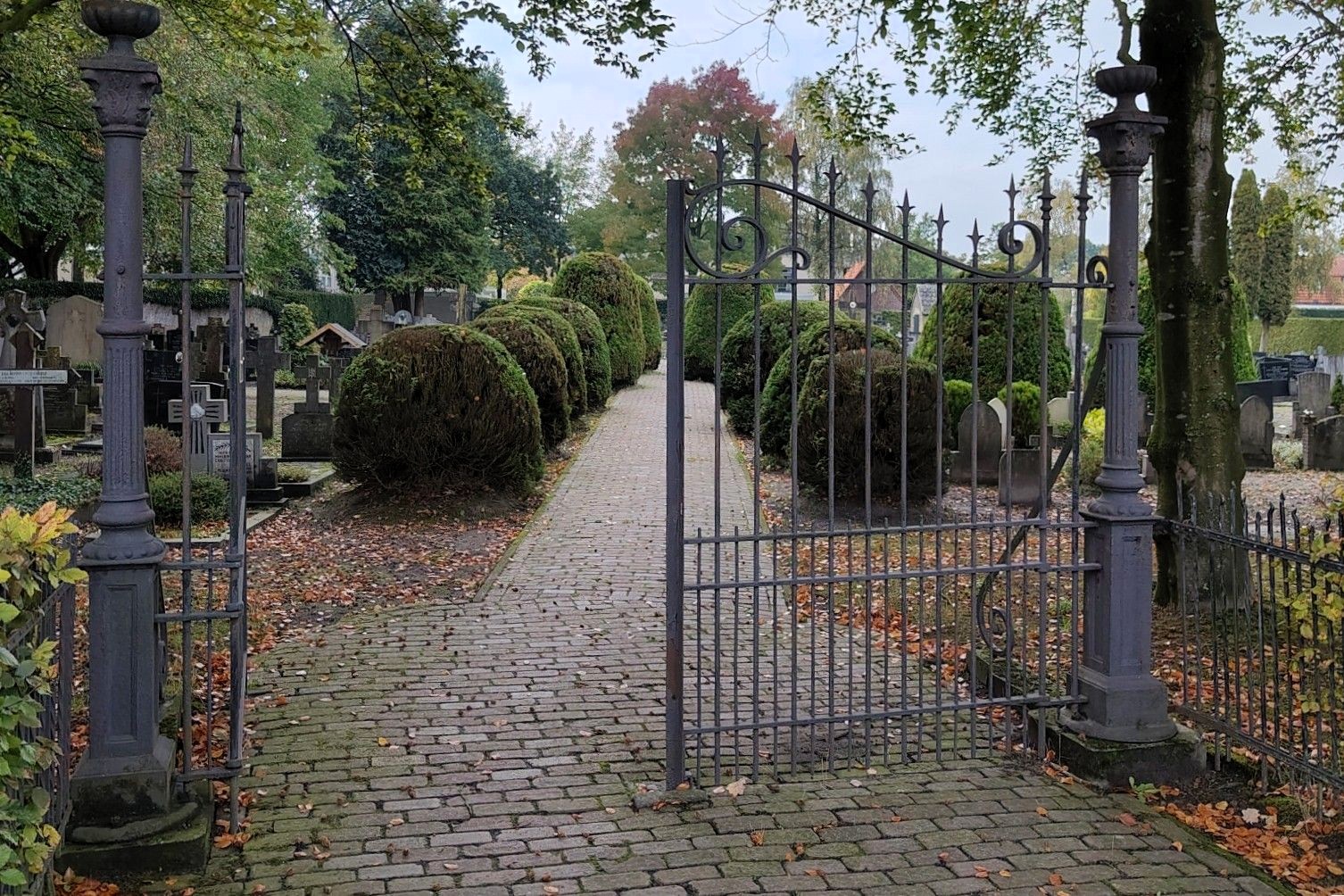 Kerkhof hek