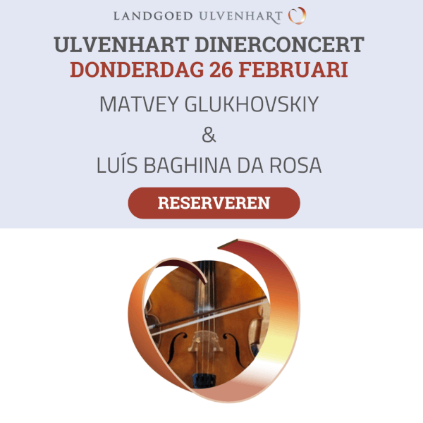 DinerConcert Landgoed Ulvenhart