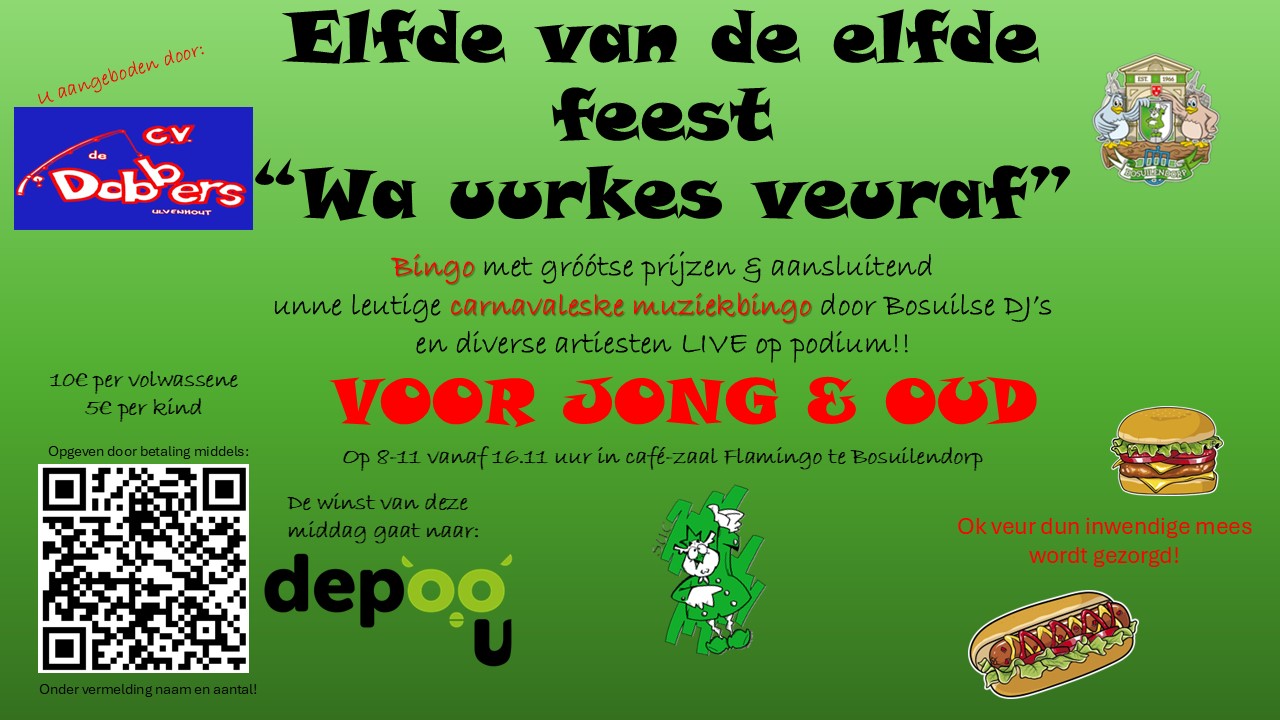 Wa uurkes veuraf