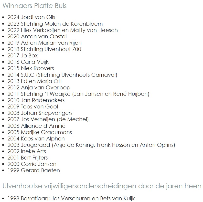Winnaars Platte Buis